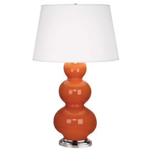 Pumpkin Triple Gourd Table Lamp-Style Number 352X