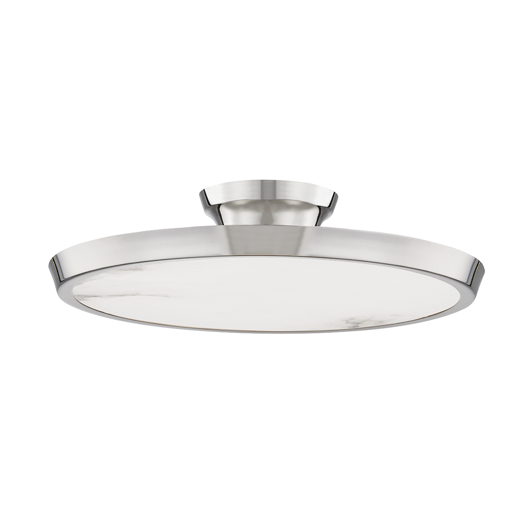 Draper Flush Mount - Polished Nickel