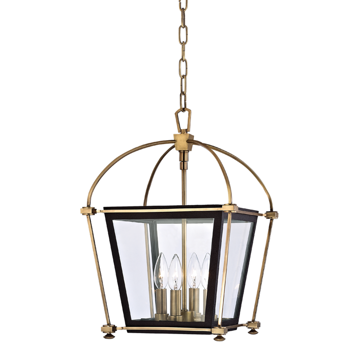 Hollis Pendant 19" - Aged Brass