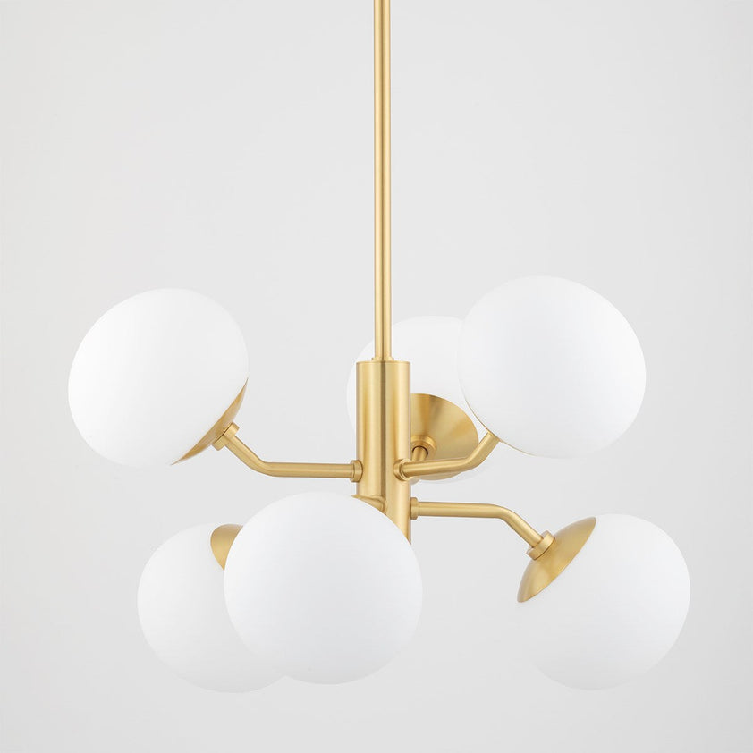 Estee Chandelier - Aged Brass