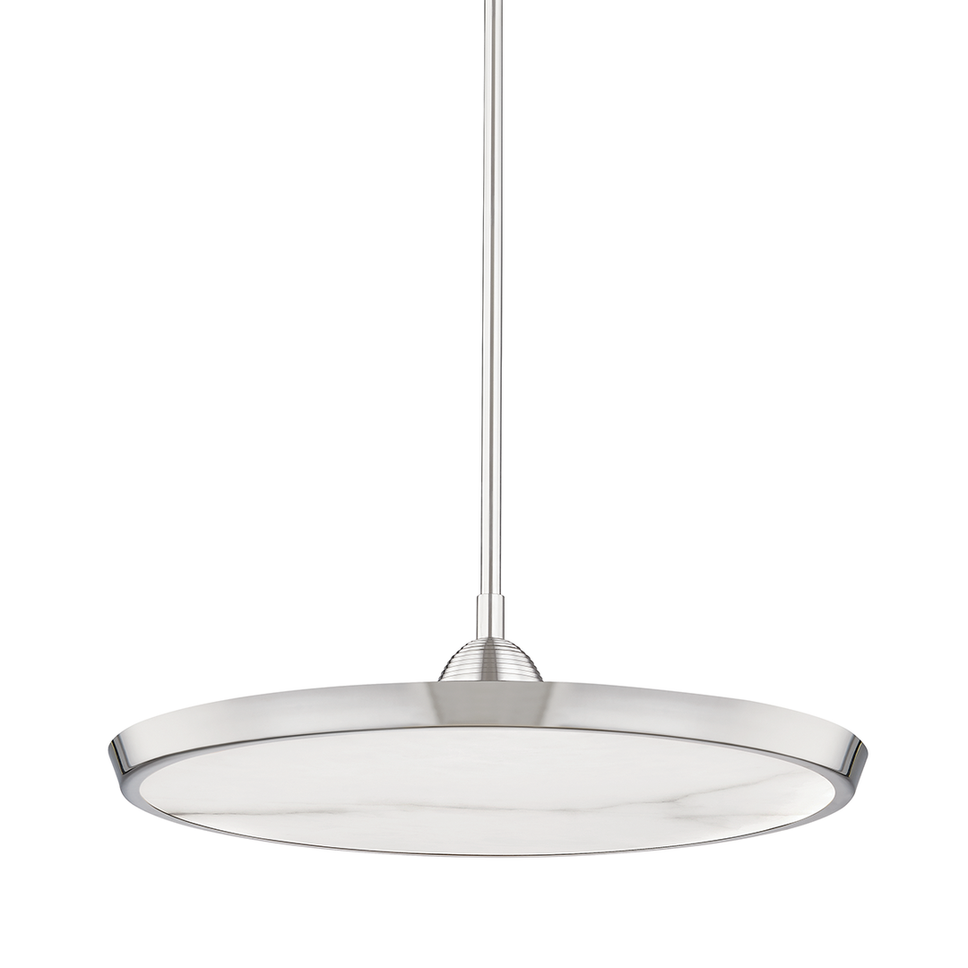 Draper Pendant 20" - Polished Nickel