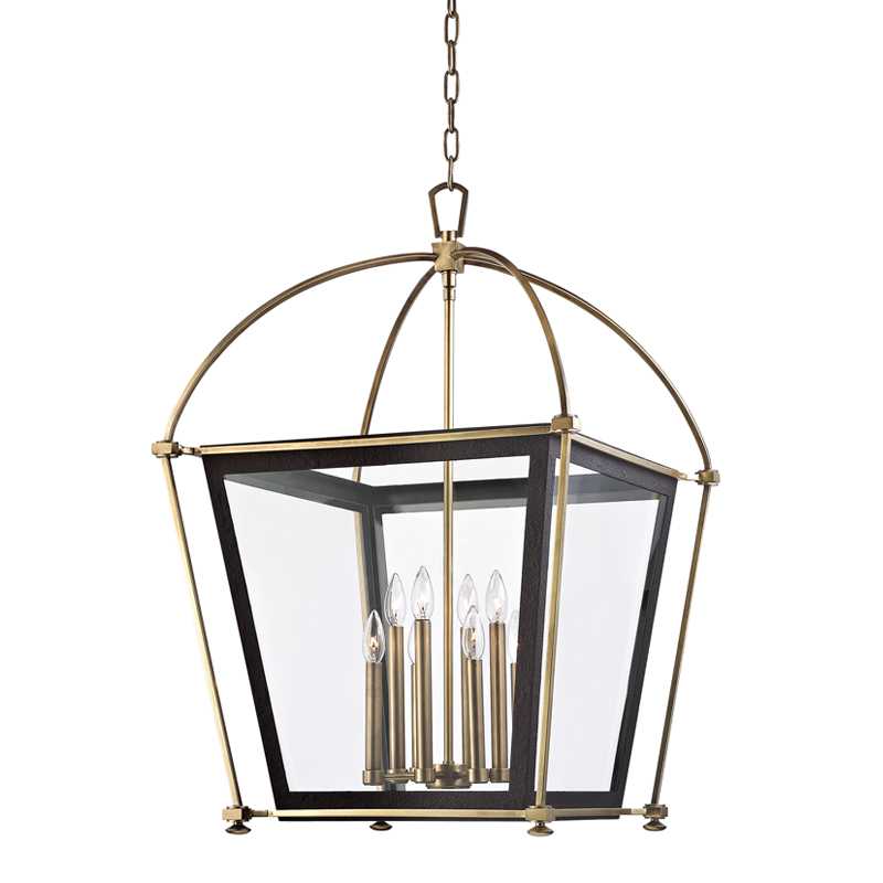 Hollis Pendant 36" - Aged Brass