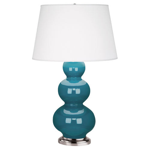 Peacock Triple Gourd Table Lamp-Style Number 363X