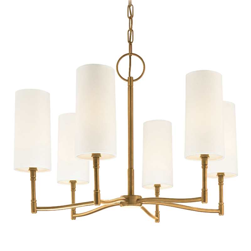 Dillon Chandelier 18" - Aged Brass