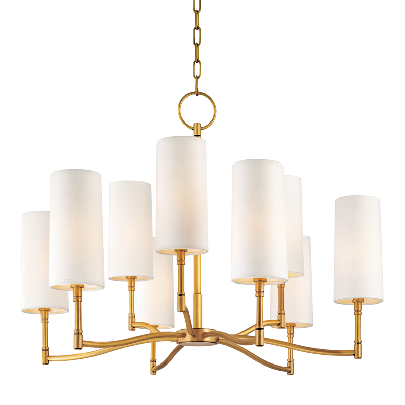 Dillon Chandelier 22" - Aged Brass