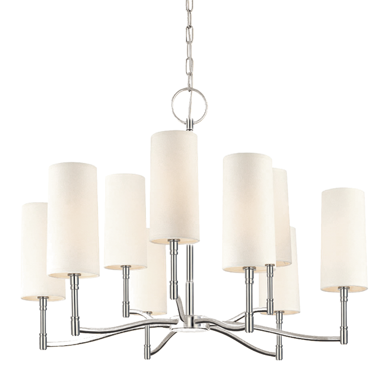 Dillon Chandelier 22" - Polished Nickel