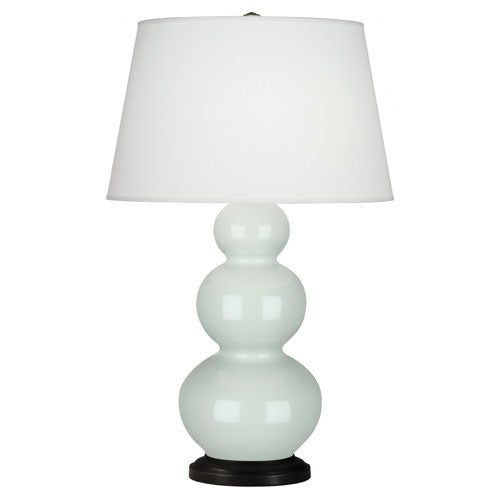 Celadon Triple Gourd Table Lamp-Style Number 370X