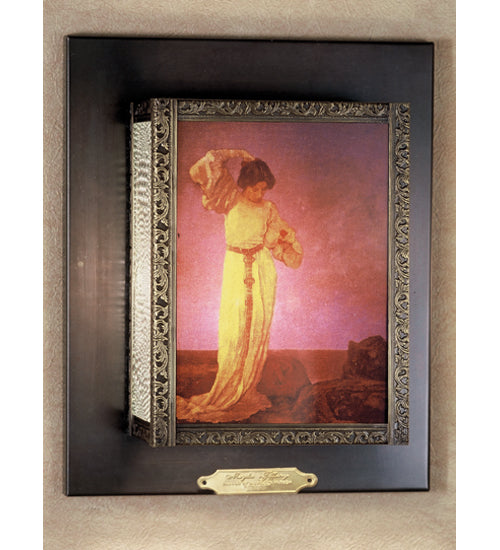 9"W Maxfield Parrish Griselda Wall Sconce