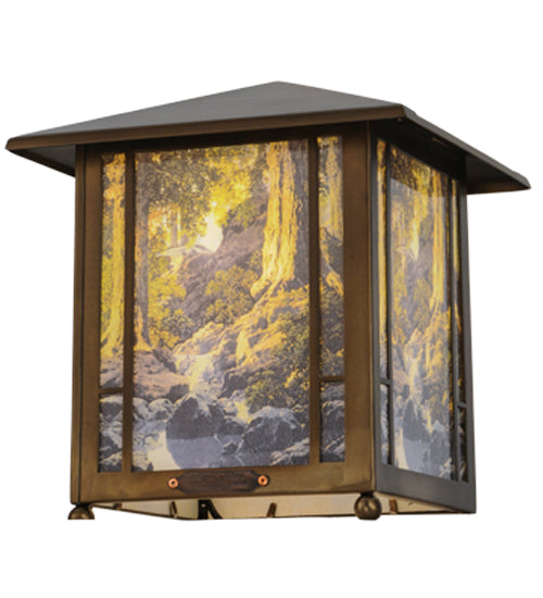 13" High Maxfield Parrish The Glen Lantern Accent Lamp