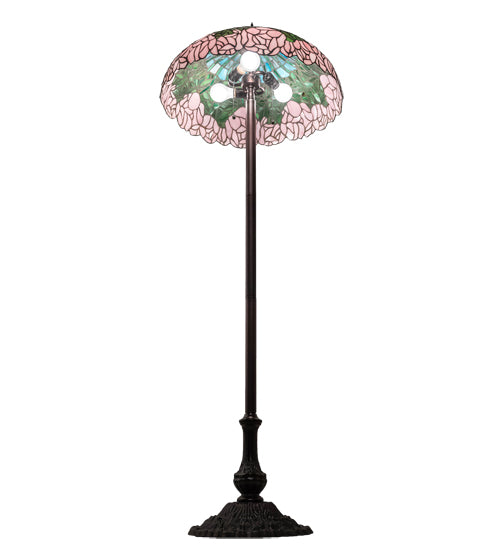 62" High Tiffany Cabbage Rose Floor Lamp