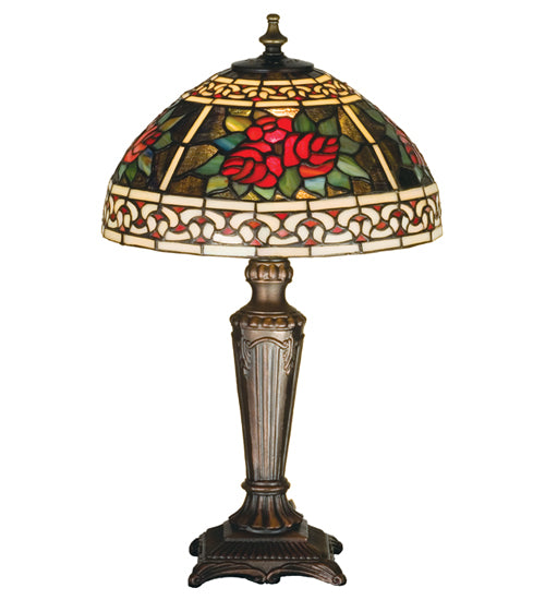 16.5"H Roses & Scrolls Accent Lamp