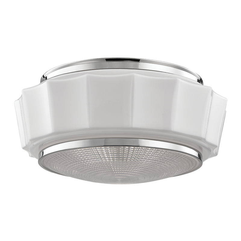 Odessa Flush Mount 7" - Polished Nickel