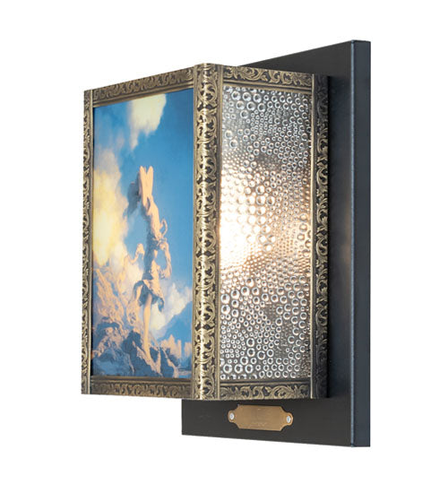 8" Wide Maxfield Parrish Ecstacy Wall Sconce