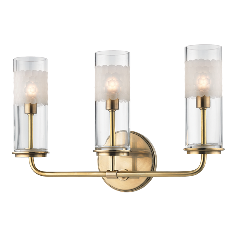 Wentworth Wall Sconce 16" - Aged Brass