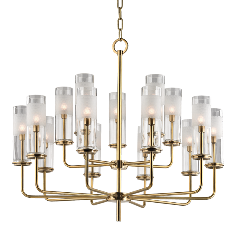 Wentworth Chandelier 26" - Aged Brass