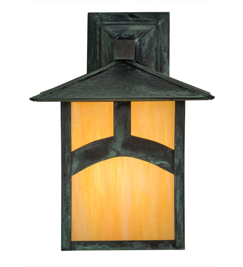 9"W Seneca Hill Top Solid Mount Wall Sconce