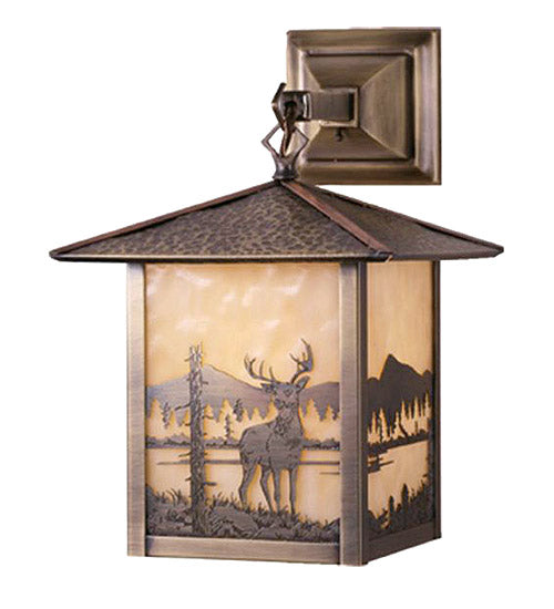 9"W Seneca Deer Creek Hanging Wall Sconce