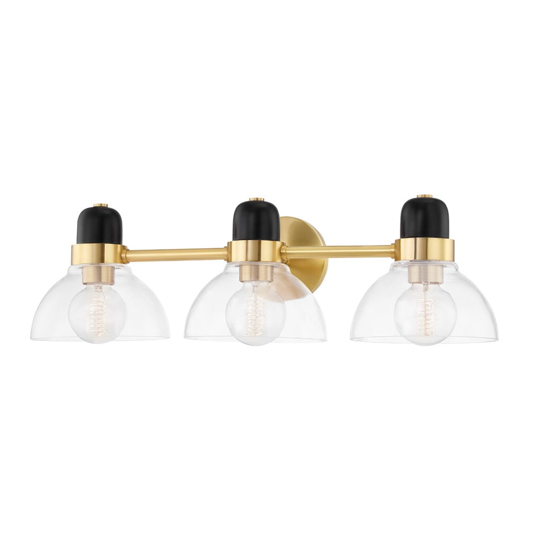 Camile Bath And Vanity Light, Three Lamps