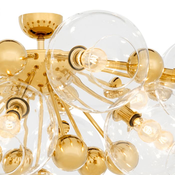 Ceiling Lamp Soleil Gold Finish