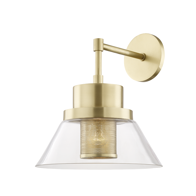 Paoli Wall Sconce - Aged Brass