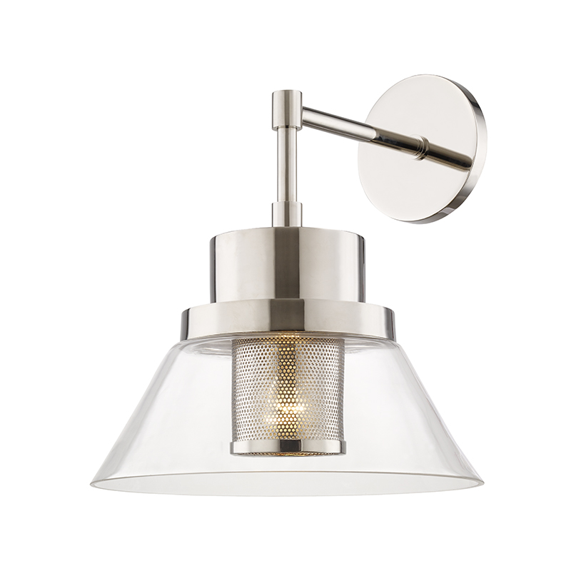 Paoli Wall Sconce - Polished Nickel