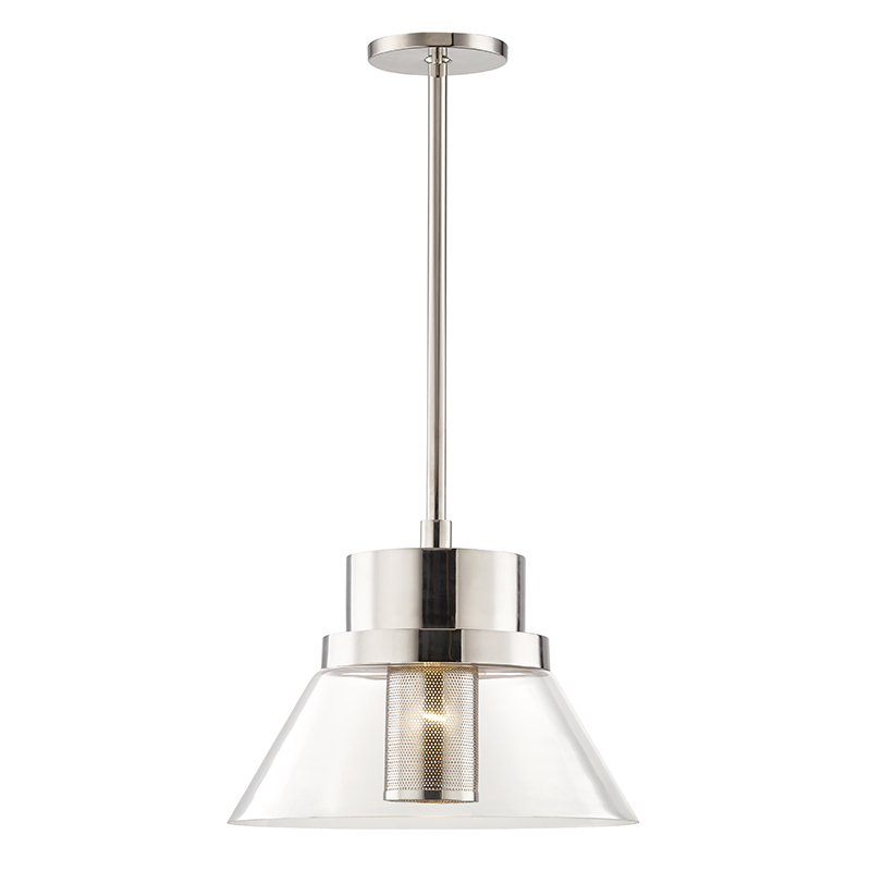 Paoli Pendant 12" - Polished Nickel