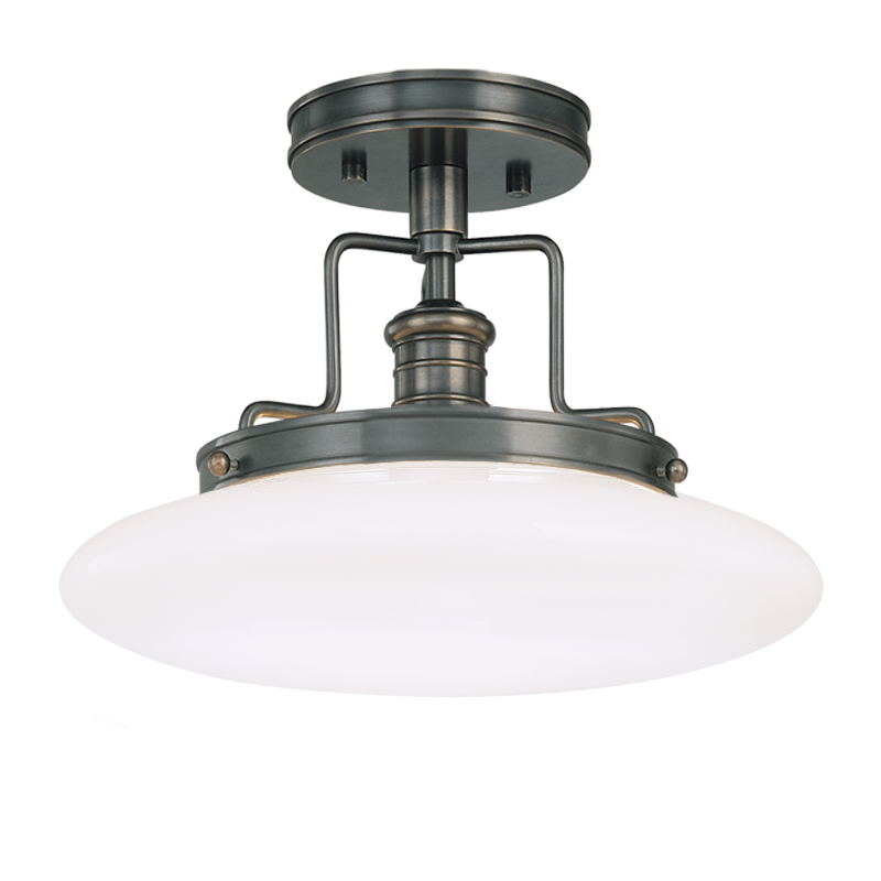 Beacon Semi Flush 12" - Old Bronze