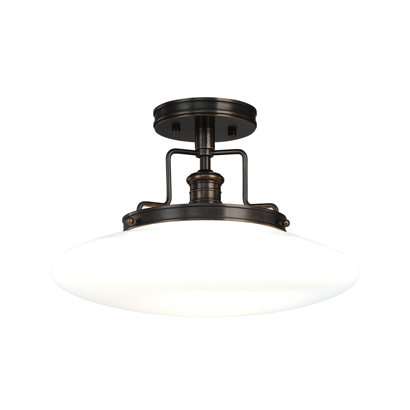 Beacon Semi Flush 15" - Old Bronze