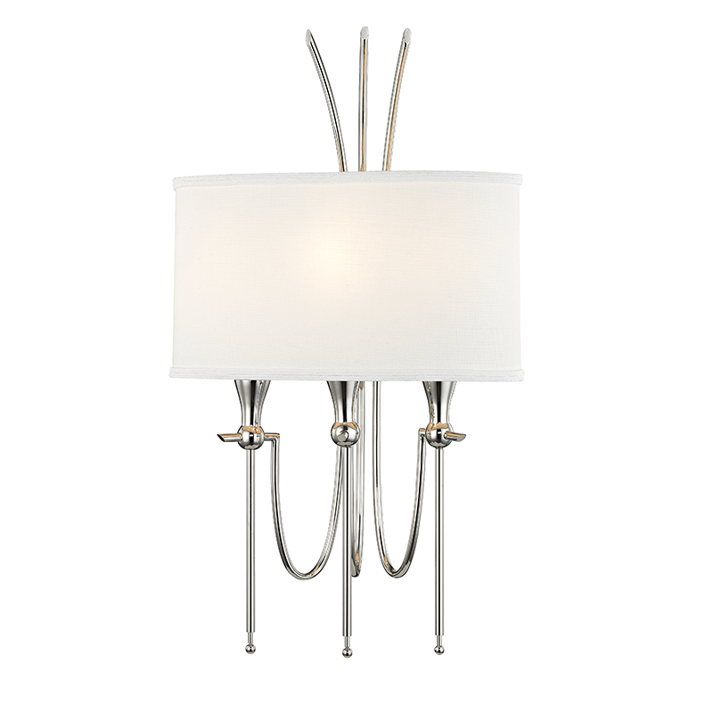 Damaris Wall Sconce - Polished Nickel