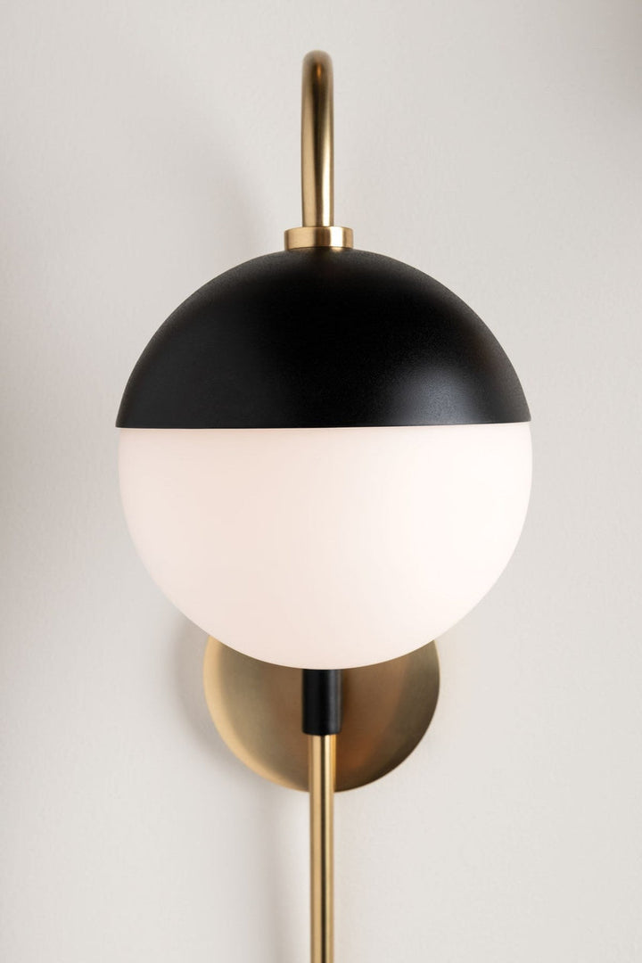 Renee Wall Sconce 20" - Aged Brass/Dusk Black