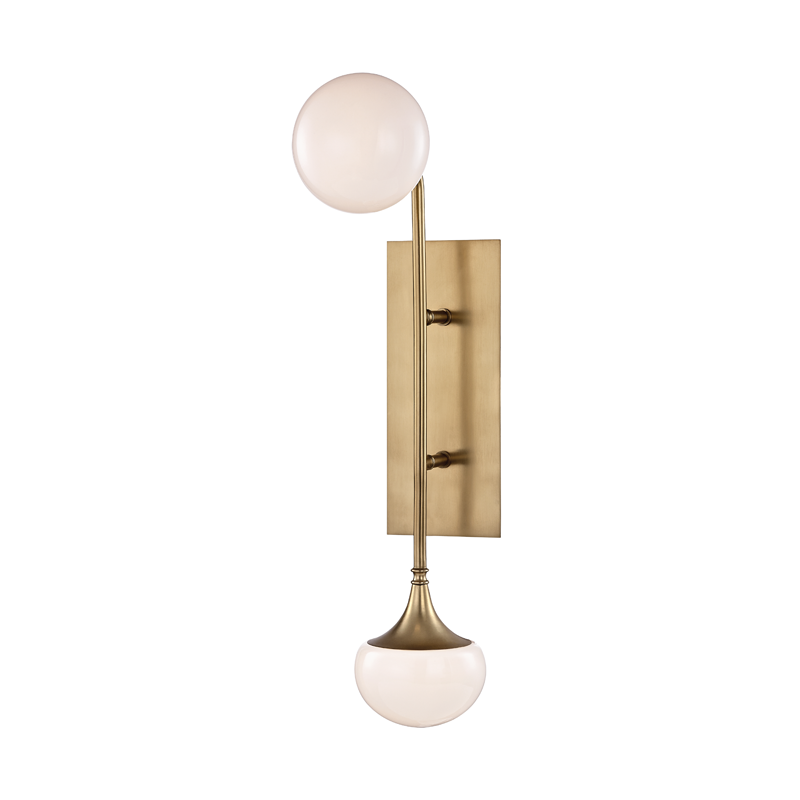 Fleming Wall Sconce - Aged Brass