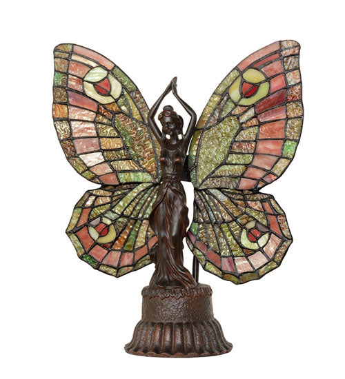 17" High Butterfly Lady Accent Lamp