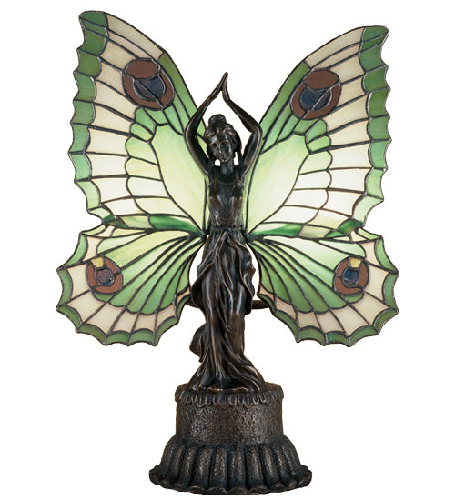 17"H Butterfly Lady Accent Lamp