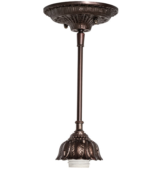 5" Wide Mahogany Bronze 1 Light Pendant Hardware