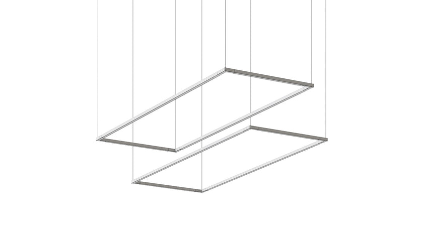 Z-Bar Pendant Medium Rectangle