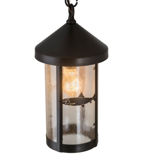 8"W Bonefish Fulton Hanging Lantern Pendant