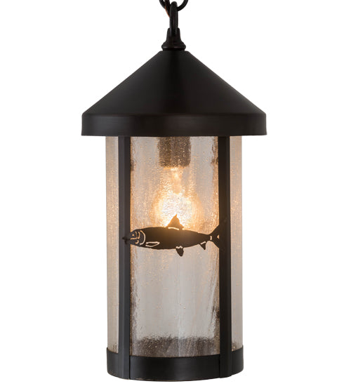 8"W Bonefish Fulton Hanging Lantern Pendant