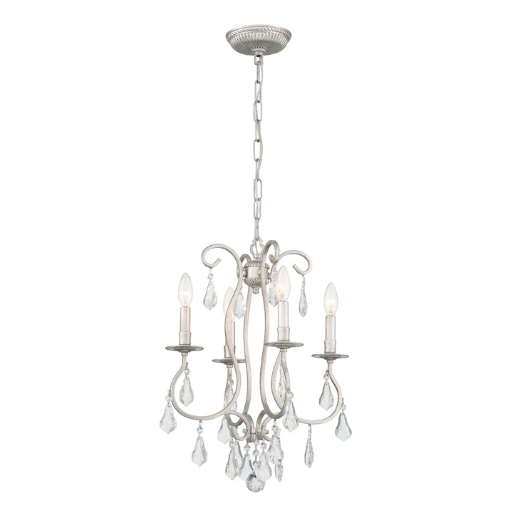 Ashton 4 Light Swarovski Strass Crystal English Bronze Mini Chandelier