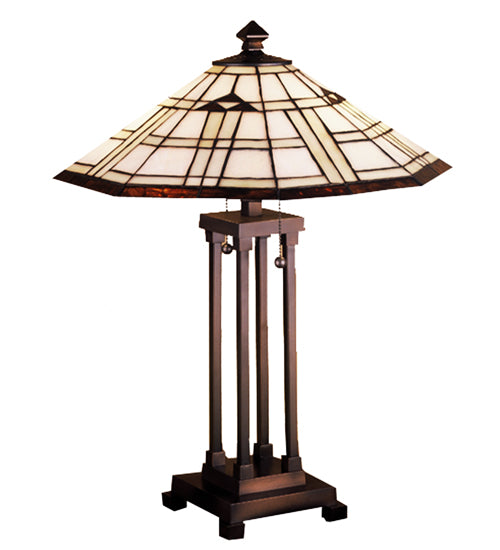 24" High Arrowhead Mission Table Lamp