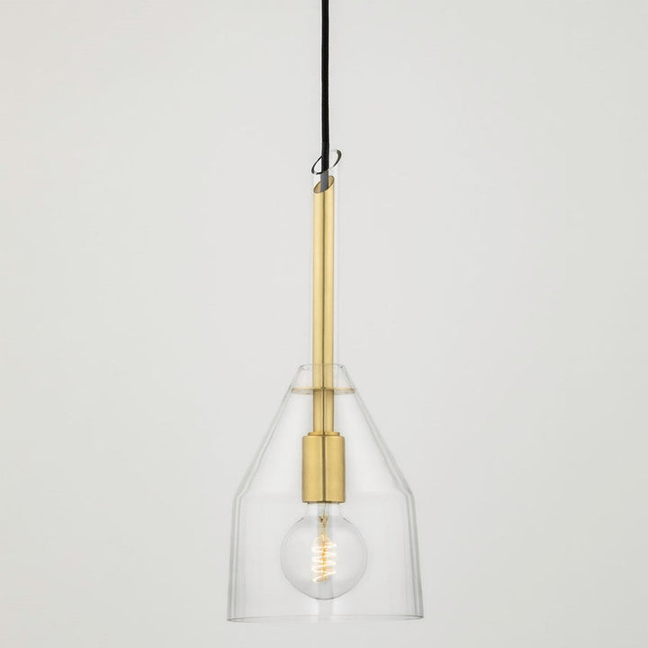 Sloan Pendant 17" - Aged Brass