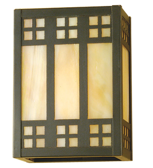 6.5"W Prairie Loft Wall Sconce