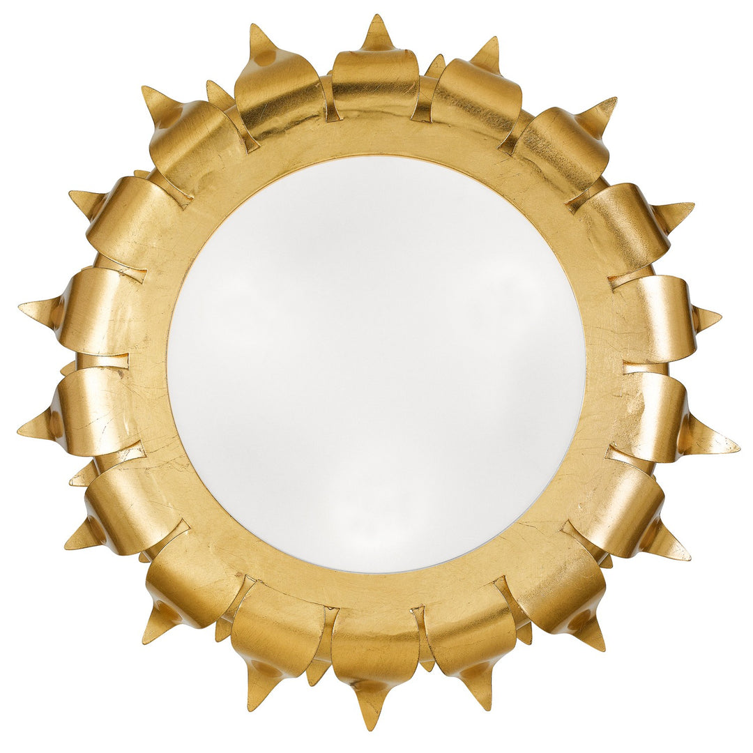 Crystorama Broche 3 Light Antique Gold Flush Mount