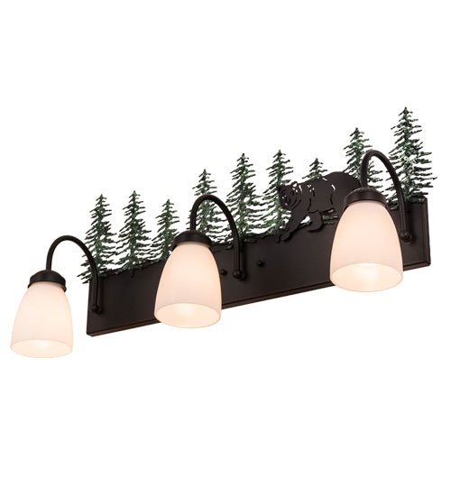 27" Wide Lone Bear 3 Light Vanity