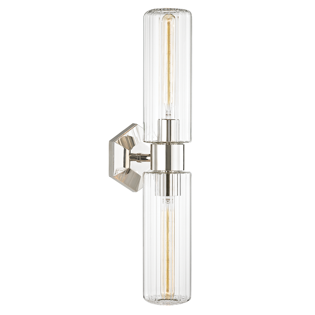 Roebling Wall Sconce 23" - Polished Nickel