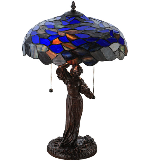 21"H Maxfield Parrish Griselda Table Lamp