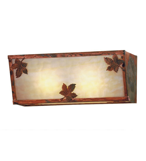 16"L Maple Leaf Vanity Light