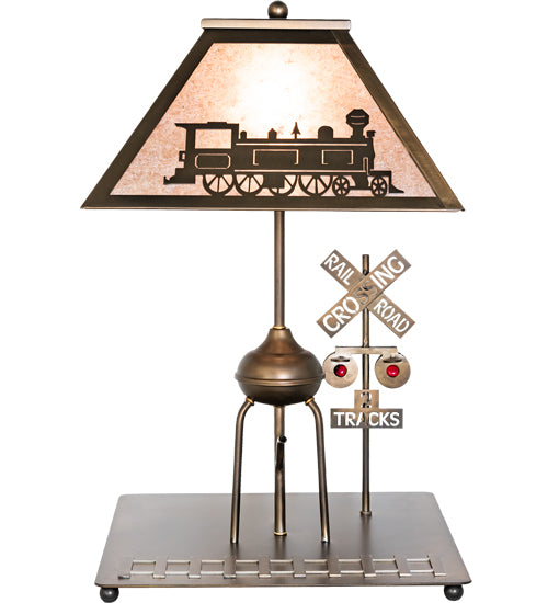 25" High Train Table Lamp