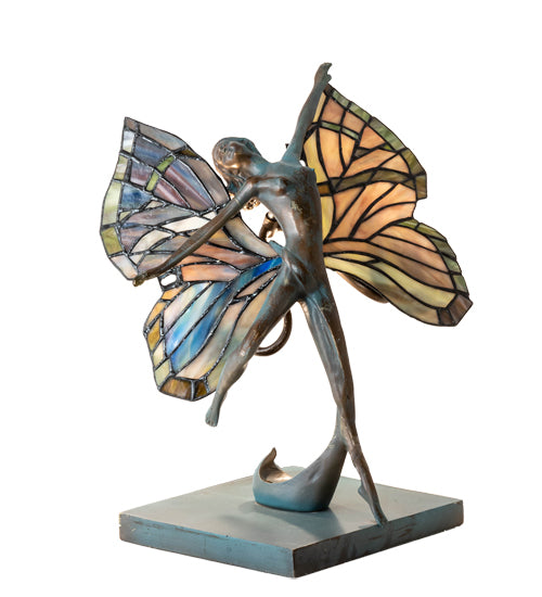 14" High Butterfly Lady Accent Lamp