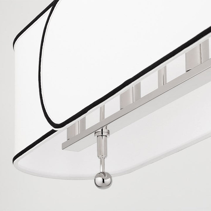 Zara Pendant 19" - Polished Nickel