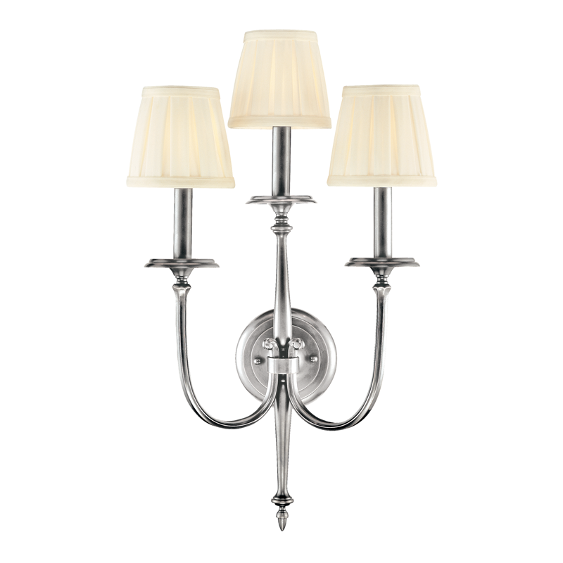 Jefferson Wall Sconce 23" - Polished Nickel